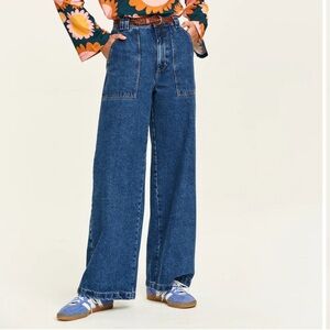 Lucy & Yak retro blue jeans